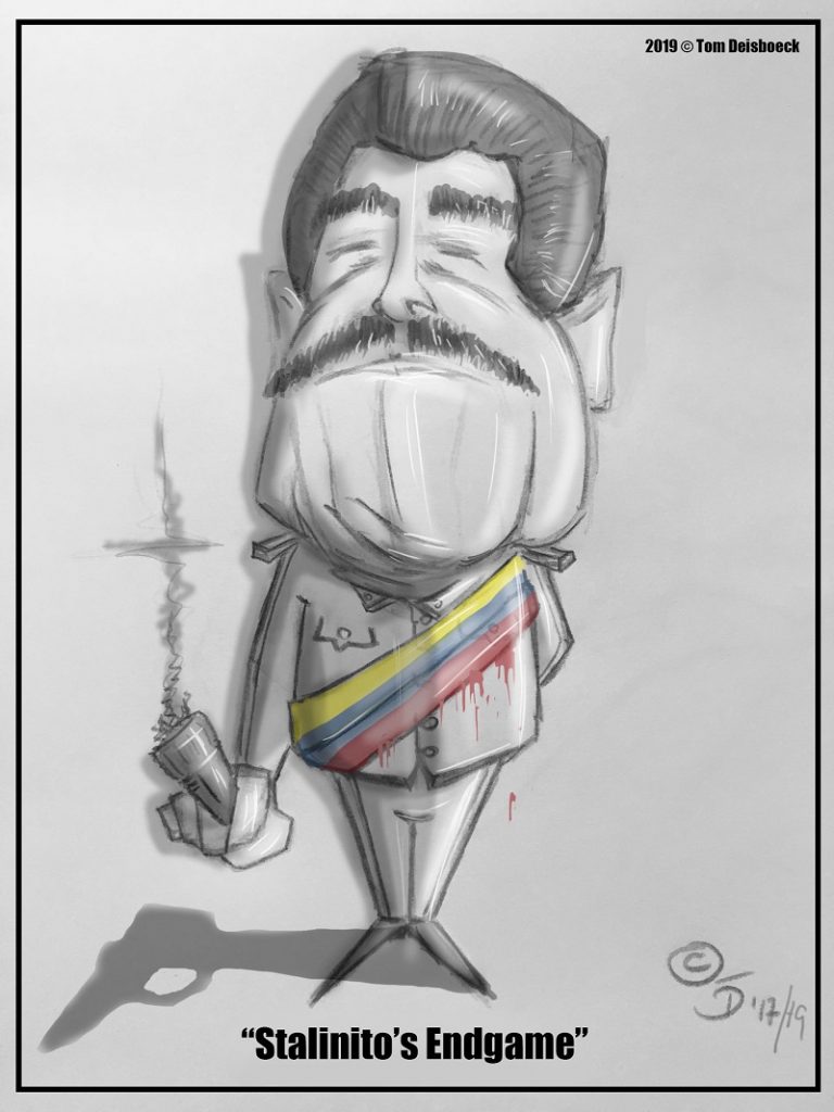 Maduro in Stalinist pose