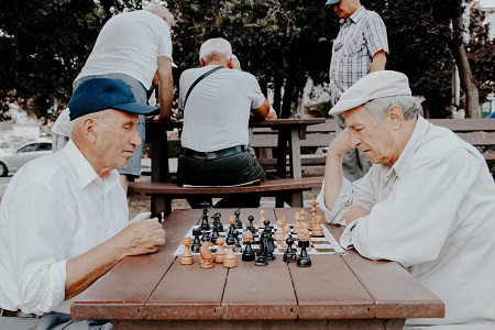 men playing chess