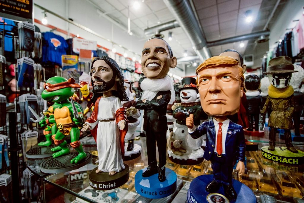 Trump Jesus bobbleheads